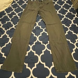 Brand new Banana Republic slim fit dark green jean